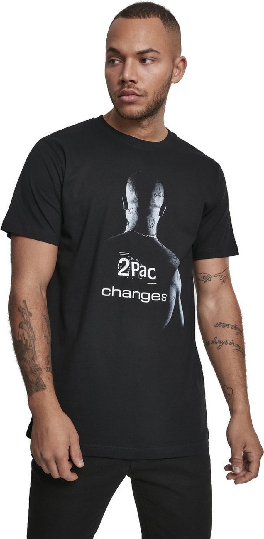 2Pac Tričko Changes S Černá