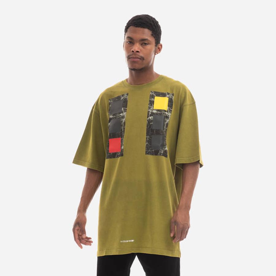 A-COLD-WALL* Relaxed Cubist T-shirt ACWMTS097 MOSS GREEN