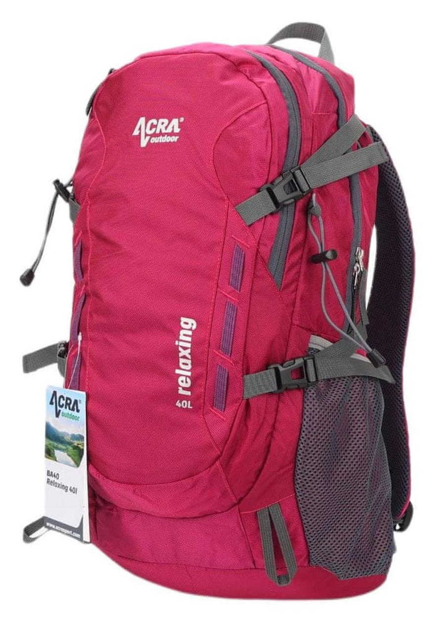 ACRAsport Batoh Relaxing červená 40 l