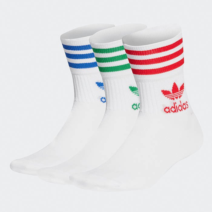 Adidas Originals Mid Cut Crew Socks 3-pack GG1015