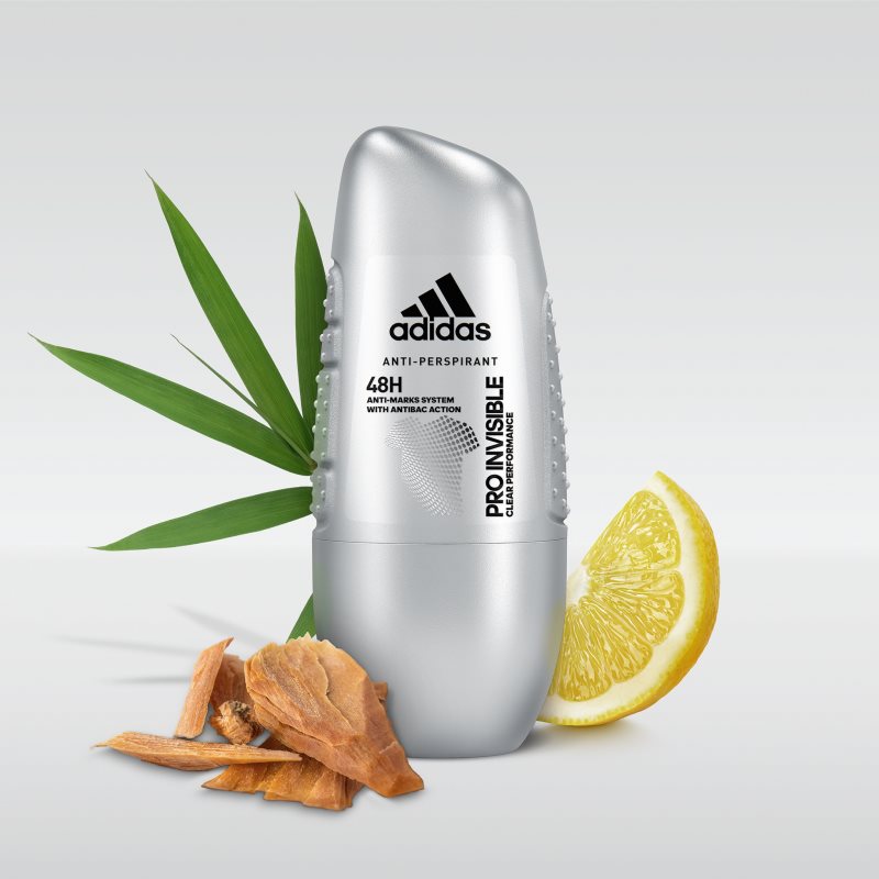Adidas Pro Invisible vysoce účinný antiperspirant roll-on pro muže 50 ml