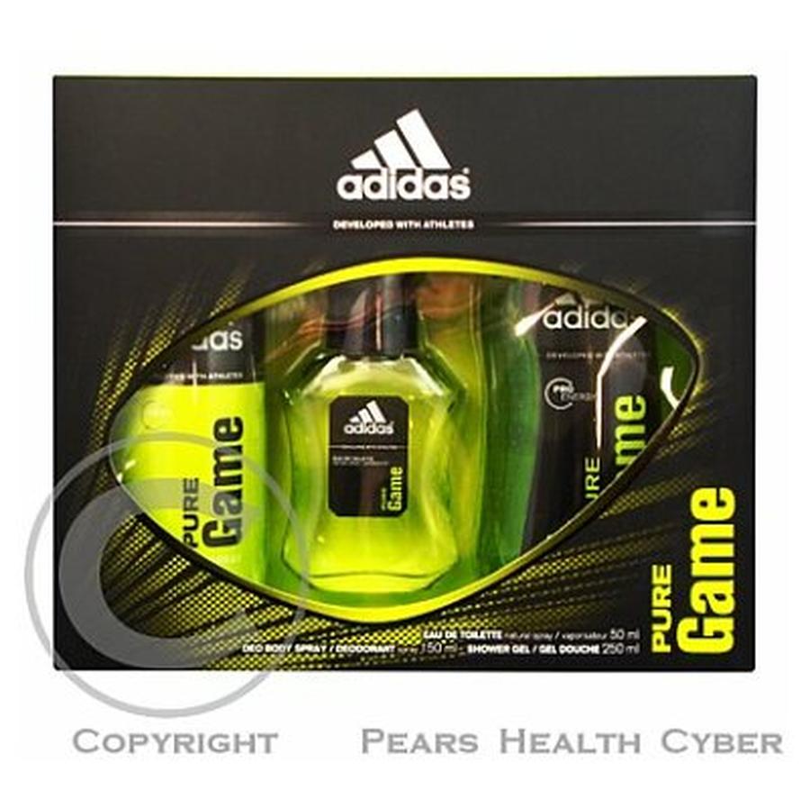 Adidas Pure Game EDT 50ml + DEO 150ml + sprchový gel 250ml