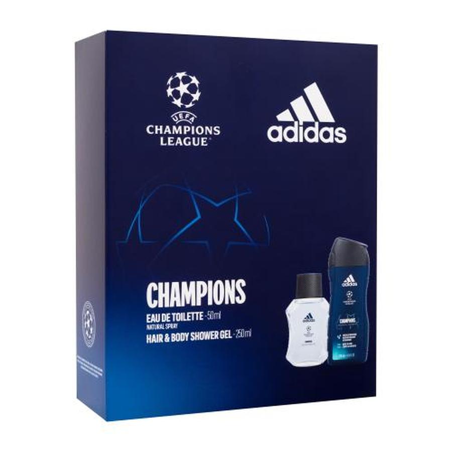Adidas UEFA Champions League Edition VIII dárková kazeta toaletní voda 50 ml + sprchový gel 250 ml pro muže