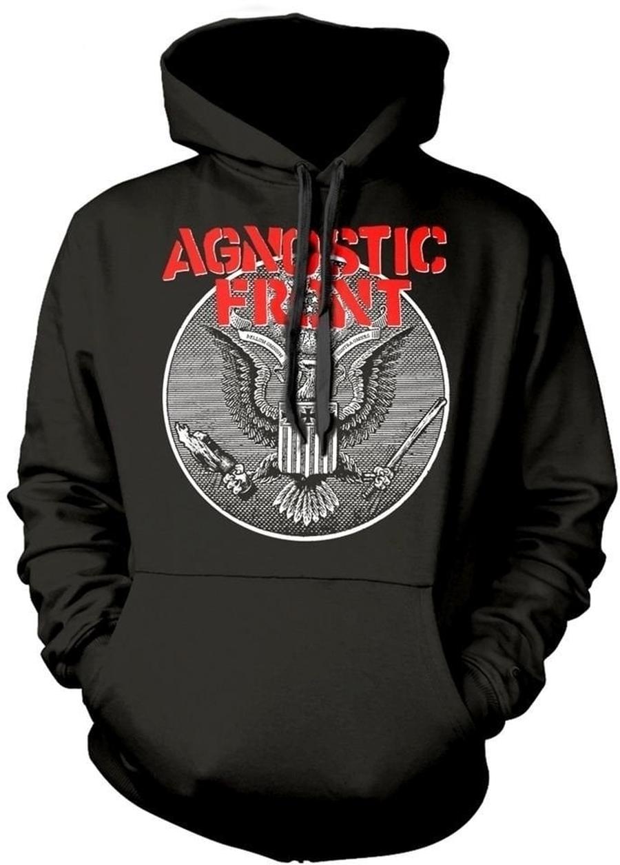 Agnostic Front Mikina Against All Eagle Black S