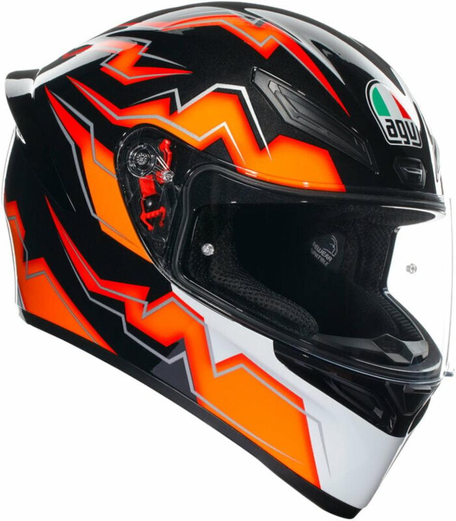 AGV K1 S Kripton Black/Orange S Přilba