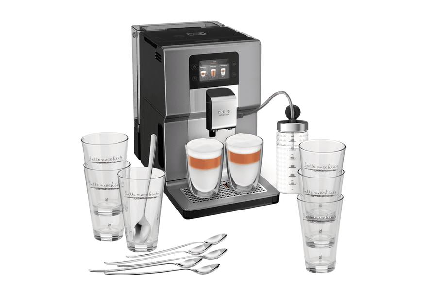 Akční set produktů Krups Intuition EA875E10 + WMF 996269999