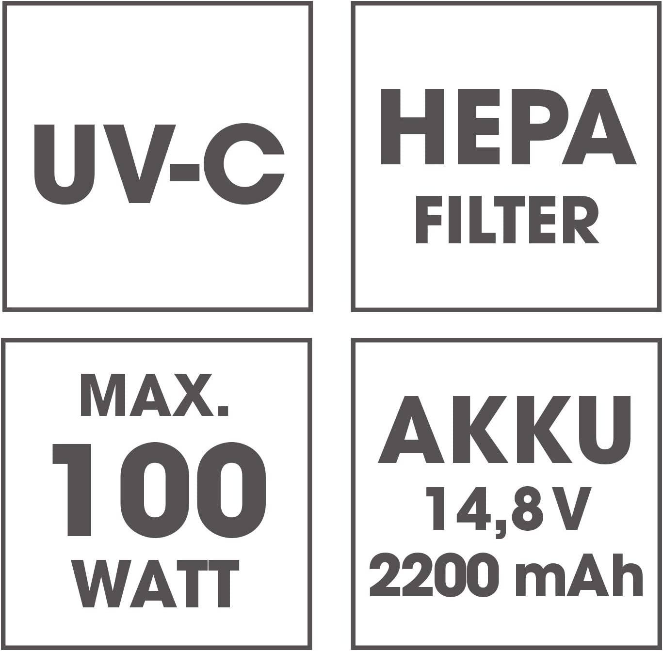 Aku bezsáčkový ruční vysavač na roztoče CleanMaxx  / 100 W / UV C světlo / bílá / červená