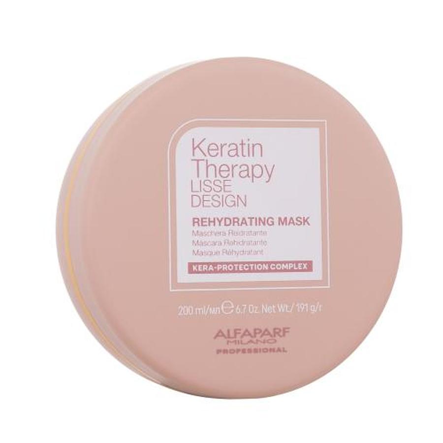 ALFAPARF MILANO Keratin Therapy Lisse Design Rehydrating 200 ml maska na vlasy pro ženy na všechny typy vlasů