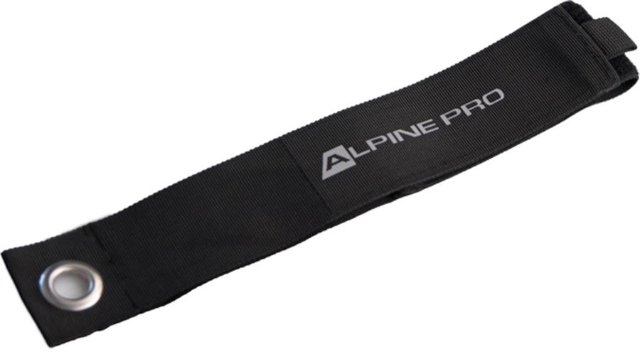 ALPINE PRO Loopo Černá Velcro držák 6ks Uni