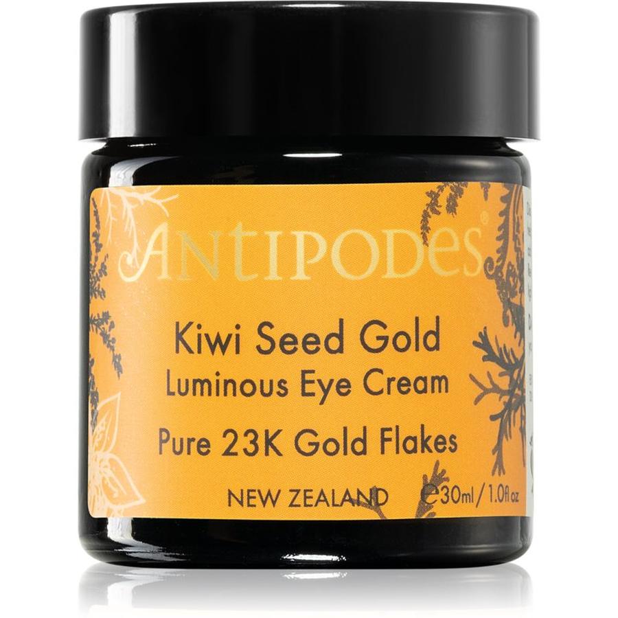 Antipodes Kiwi Seed Gold rozjasňující oční krém se zlatem 30 ml