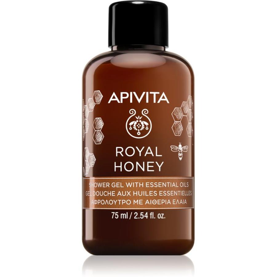 Apivita Royal Honey hydratační sprchový gel s esenciálními oleji 75 ml