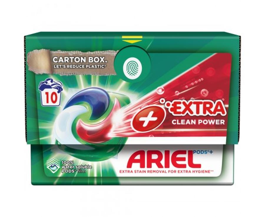 Ariel Extra Clean Plus gelové kapsle na praní 10 ks