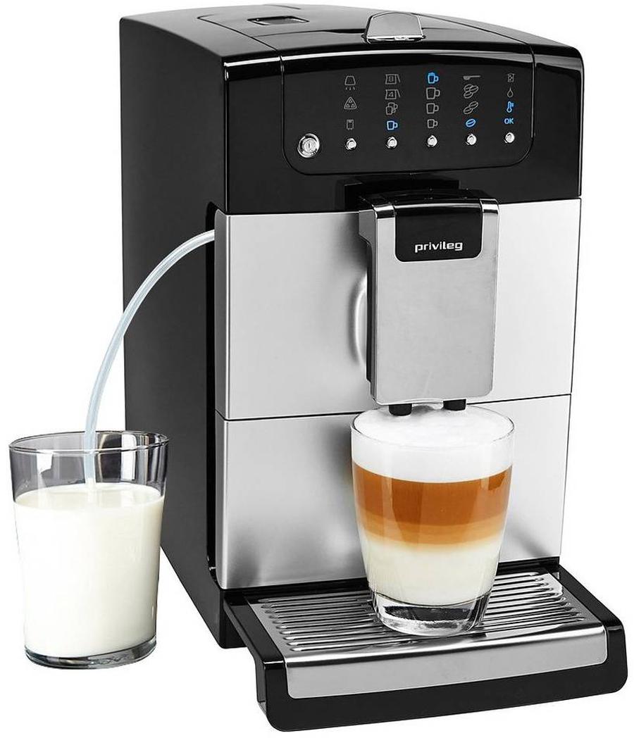 Automatický kávovar Espresso Privileg KVAcc / nerez/černá