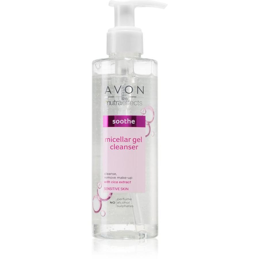 Avon Nutra Effects Soothe čisticí micelární gel pro citlivou pleť 180 ml