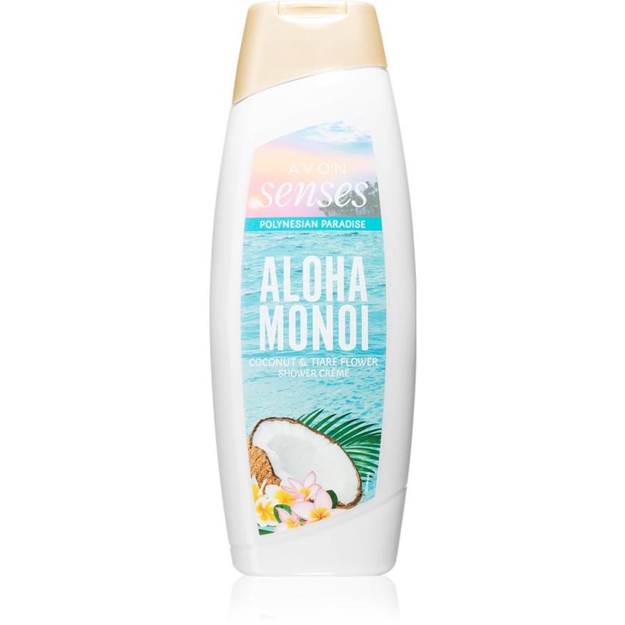 Avon Senses Aloha Monoi krémový sprchový gel 500 ml