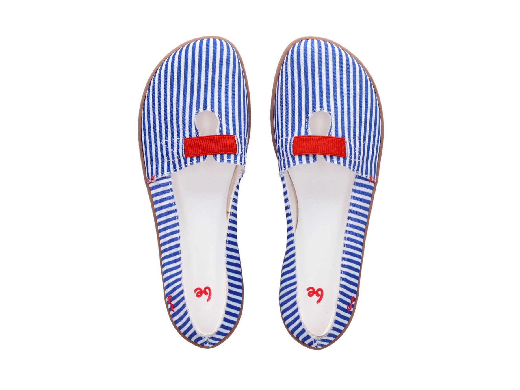 Barefoot baleríny Be Lenka - Harmony - Blue Stripes