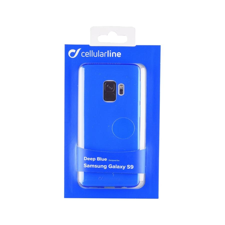 Barevné gelové pouzdro CELLULARLINE COLOR pro Samsung Galaxy S9, modrá