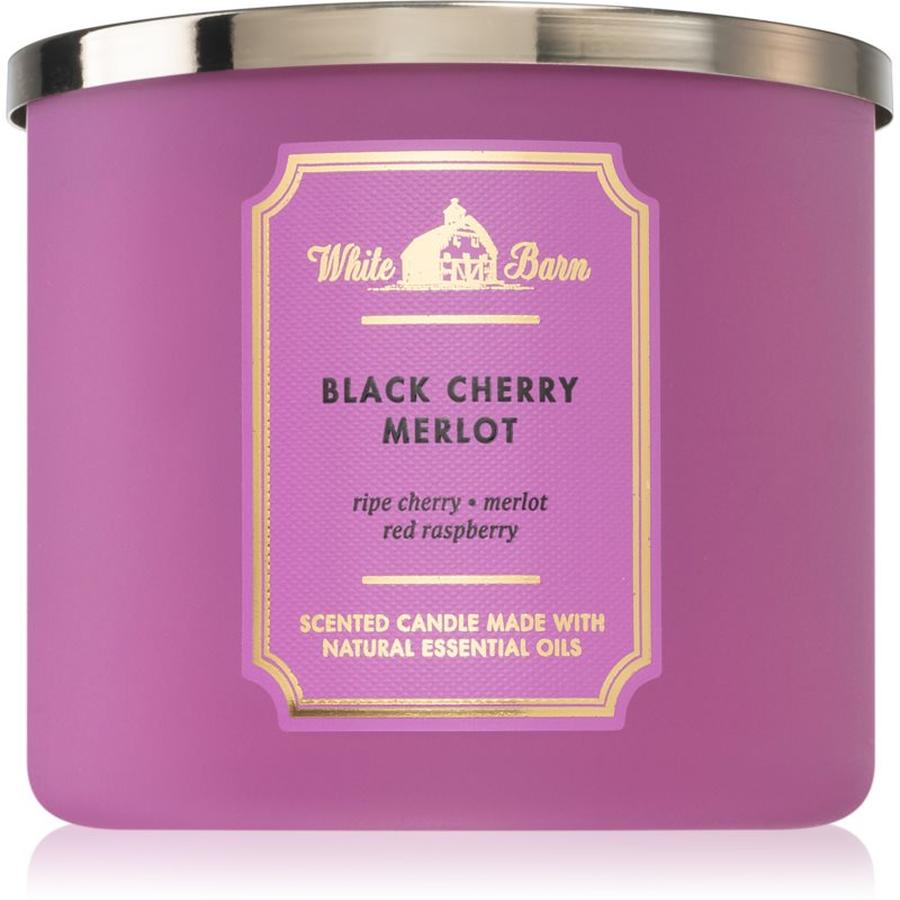 Bath & Body Works Black Cherry Merlot vonná svíčka I. 411 g