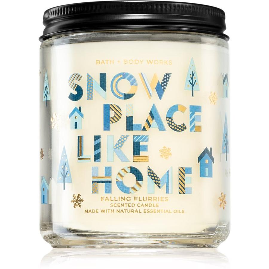 Bath & Body Works Falling Flurries vonná svíčka 198 g