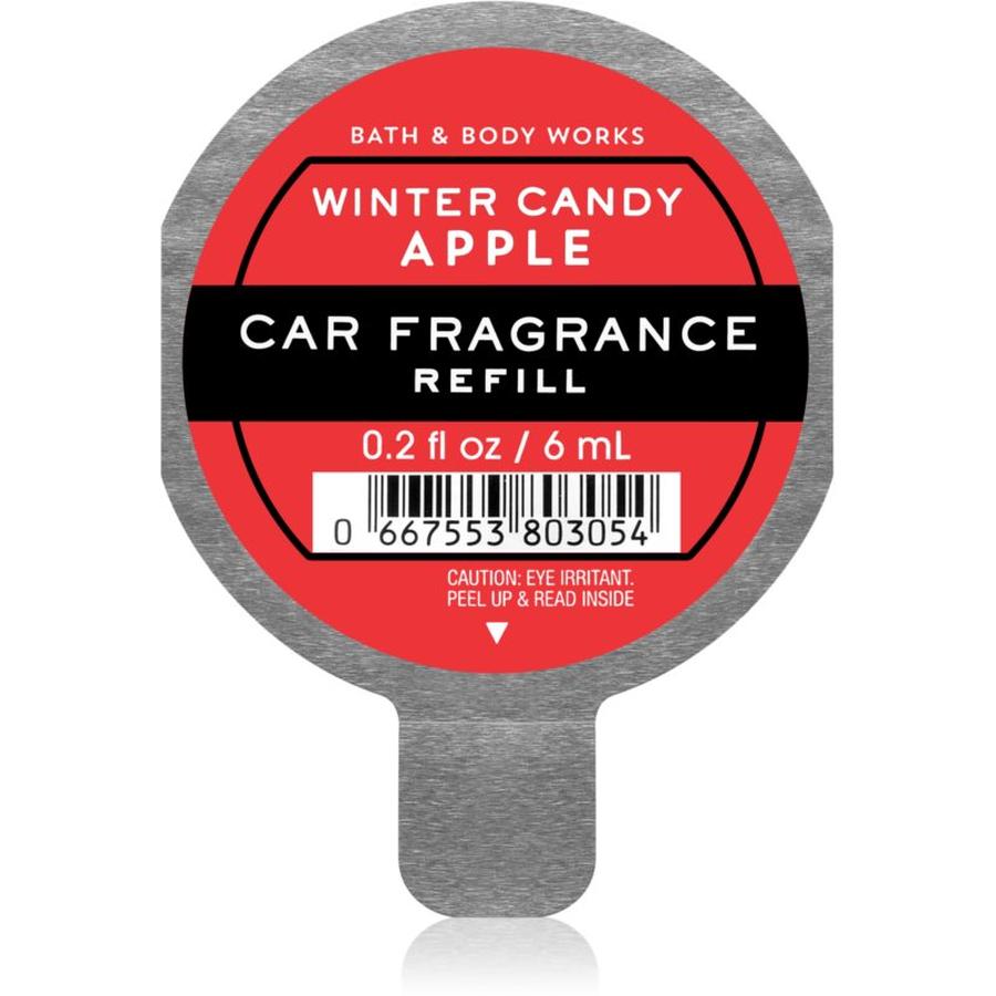 Bath & Body Works Winter Candy Apple vůně do auta náhradní náplň 6 ml