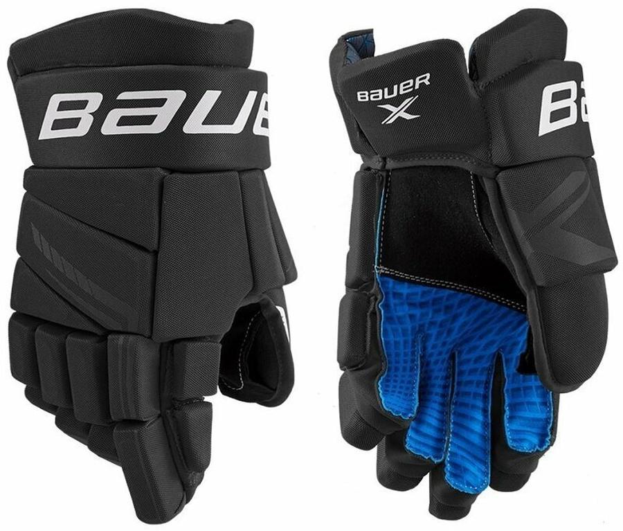 Bauer Hokejové rukavice S21 X INT 12 Černá-Bílá