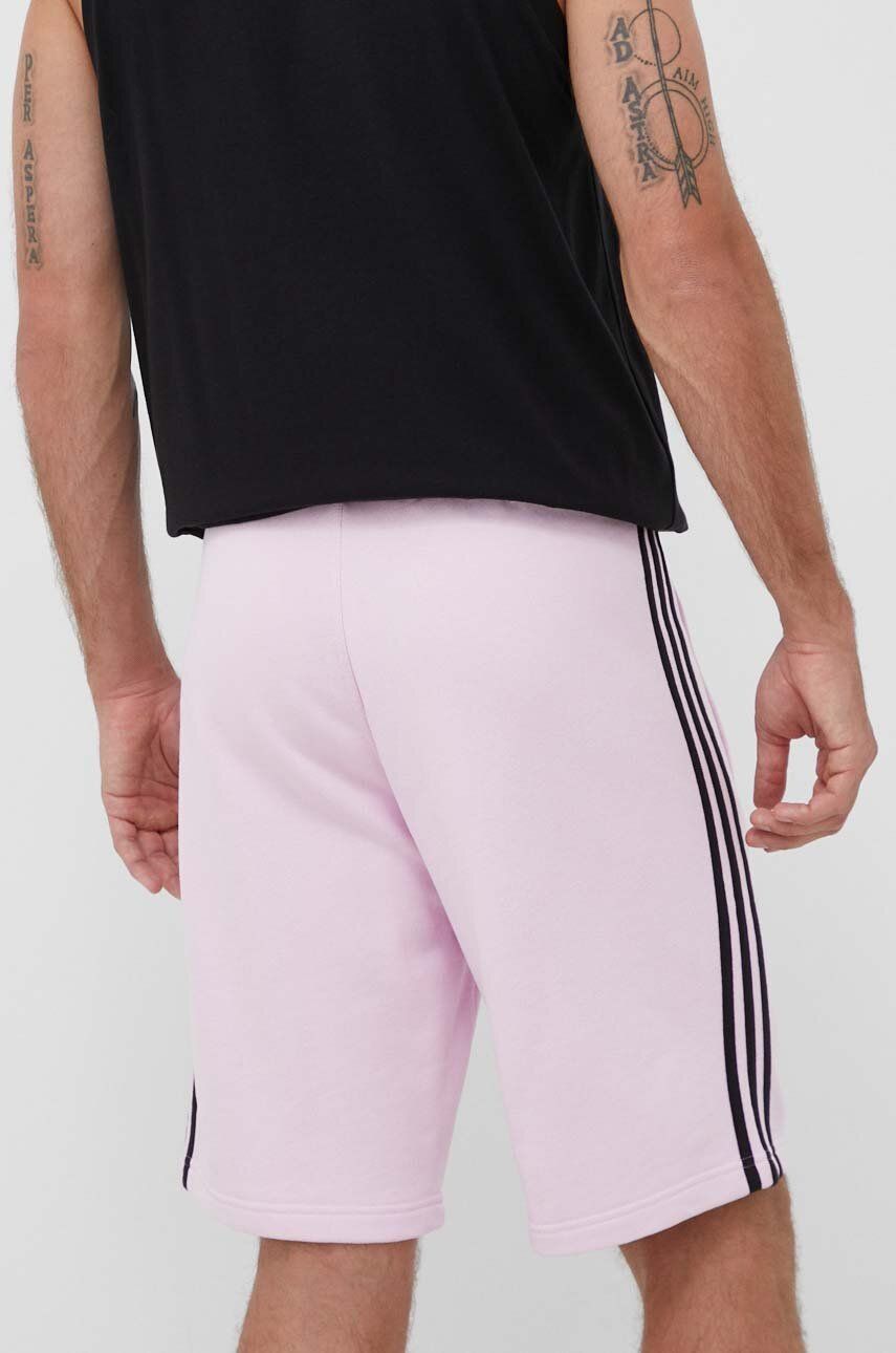 Bavlněné šortky adidas Originals růžová barva