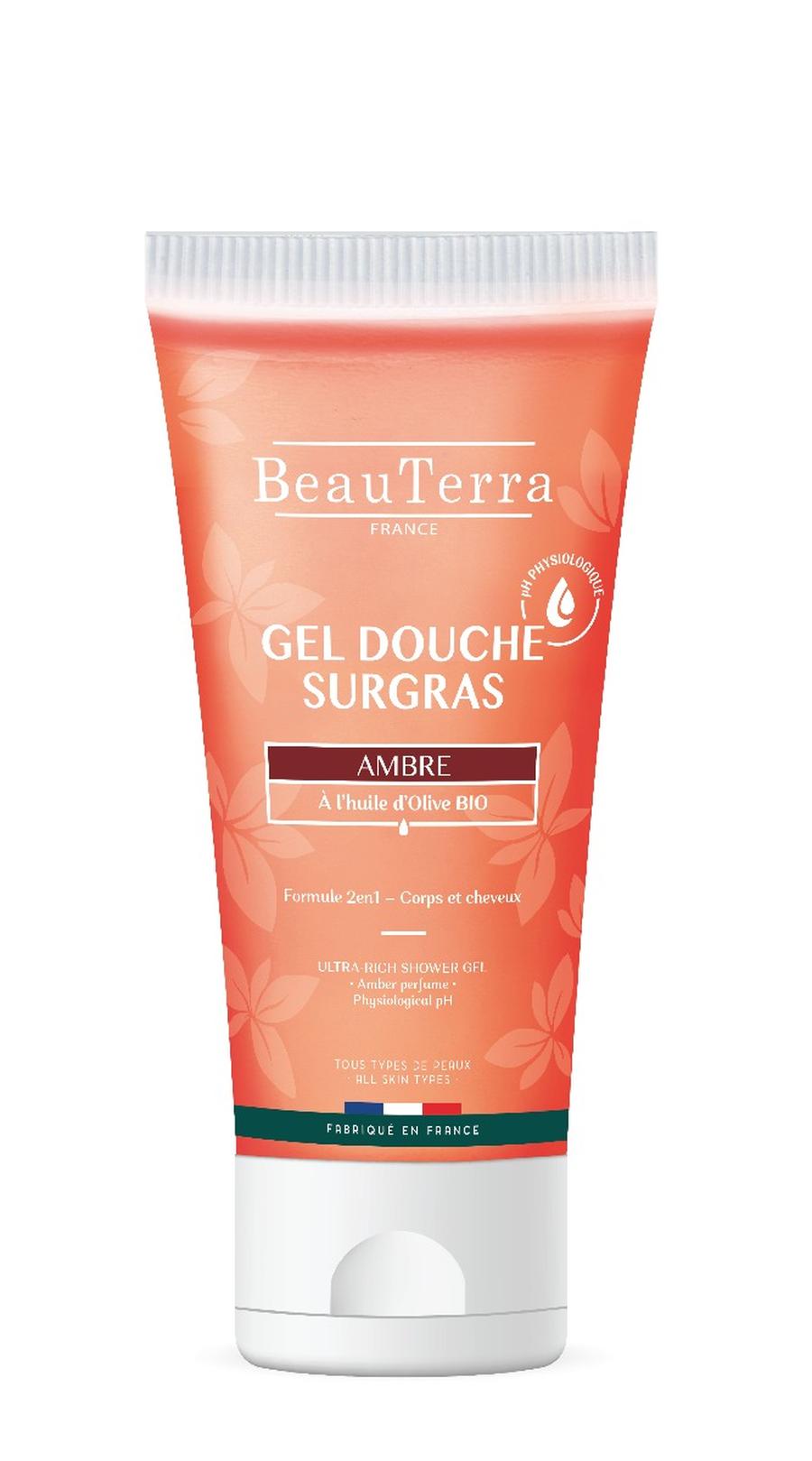 BeauTerra Sprchový gel ultra výživný Jantar 200 ml