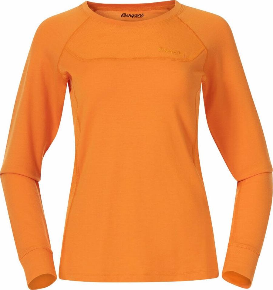 Bergans Cecilie Wool Long Sleeve Women Cloudberry Yellow/Lush Yellow L Termoprádlo