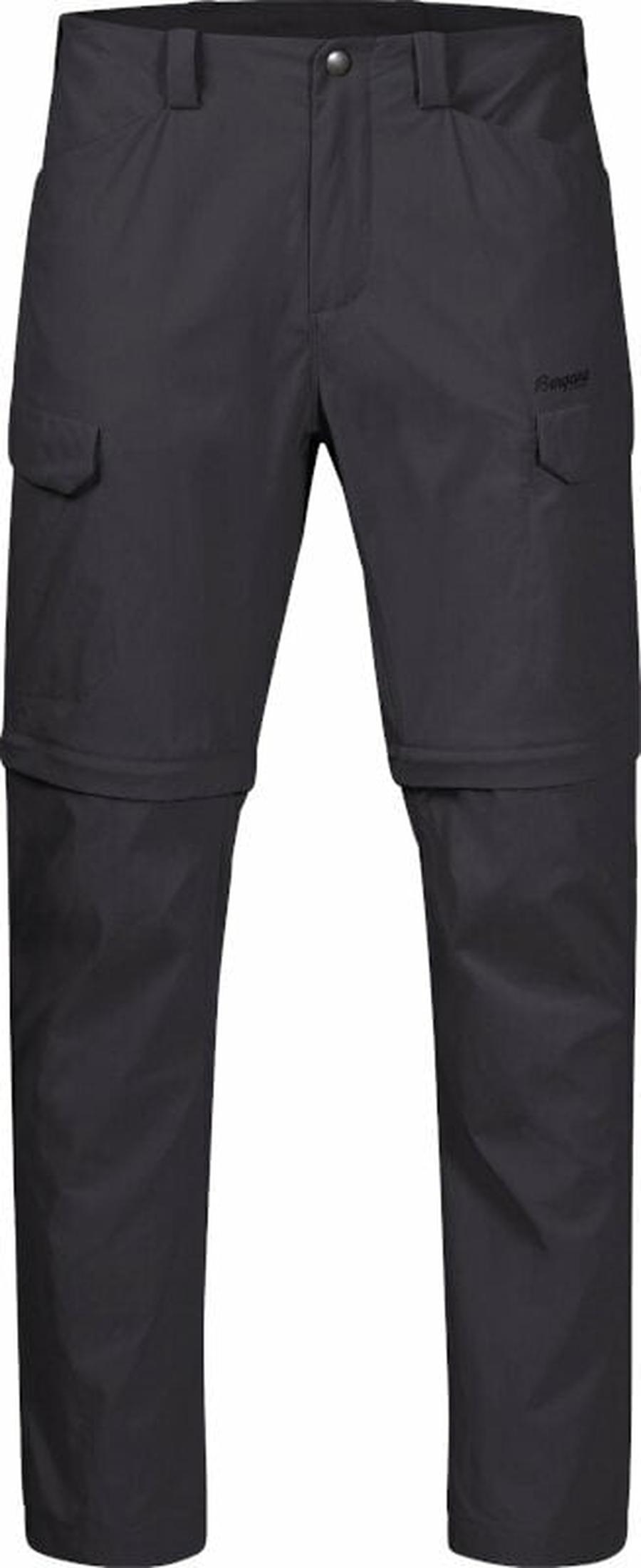 Bergans Utne ZipOff Pants Men Solid Charcoal L Outdoorové kalhoty