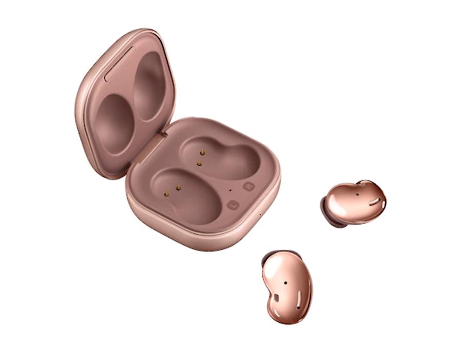 Bezdrátová sluchátka Samsung Galaxy Buds Live, bronzová