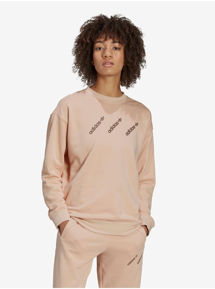 Béžová dámská mikina adidas Originals