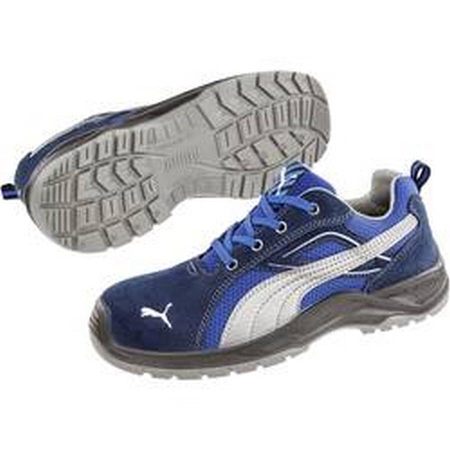 Bezpečnostní obuv S1P PUMA Safety Omni Blue Low SRC 643610-44, vel.: 44, modrá, stříbrná, 1 pár