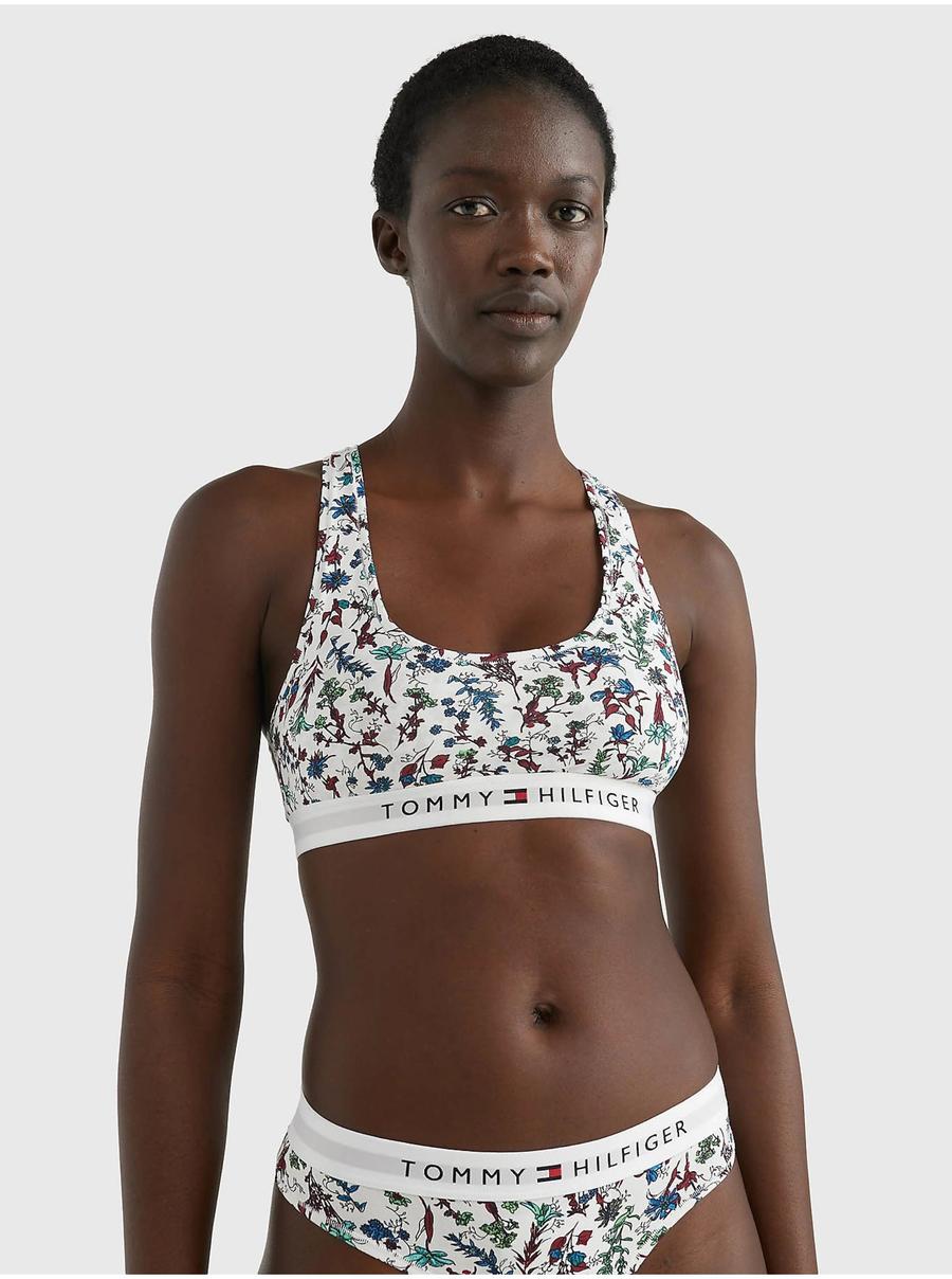 Bílá dámská braletka Tommy Hilfiger Underwear Unlined Bralette