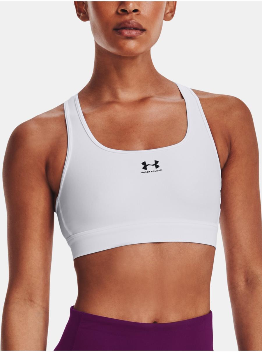 Bílá dámská sportovní podprsenka Under Armour UA HG Armour Mid Padless