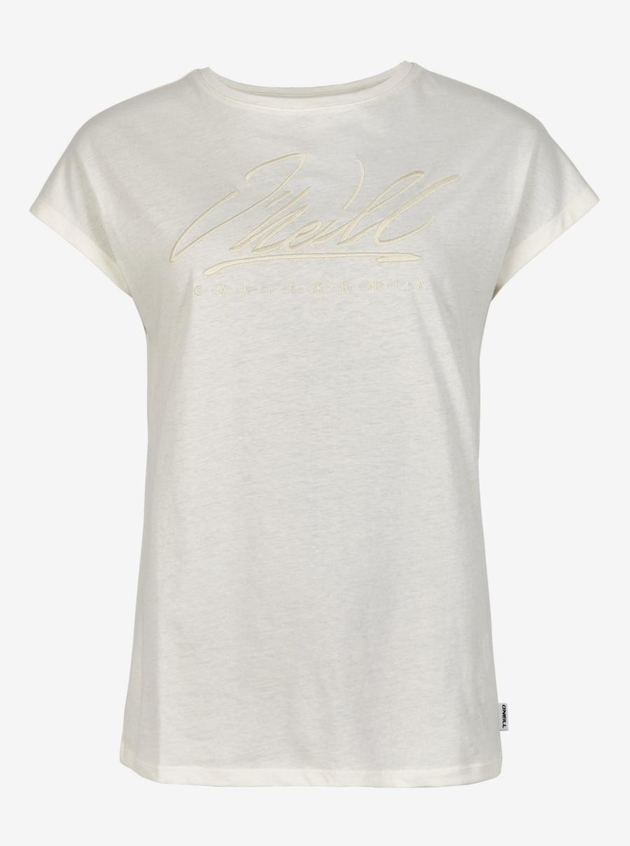 Bílé dámské tričko O'Neill SIGNATURE T-SHIRT