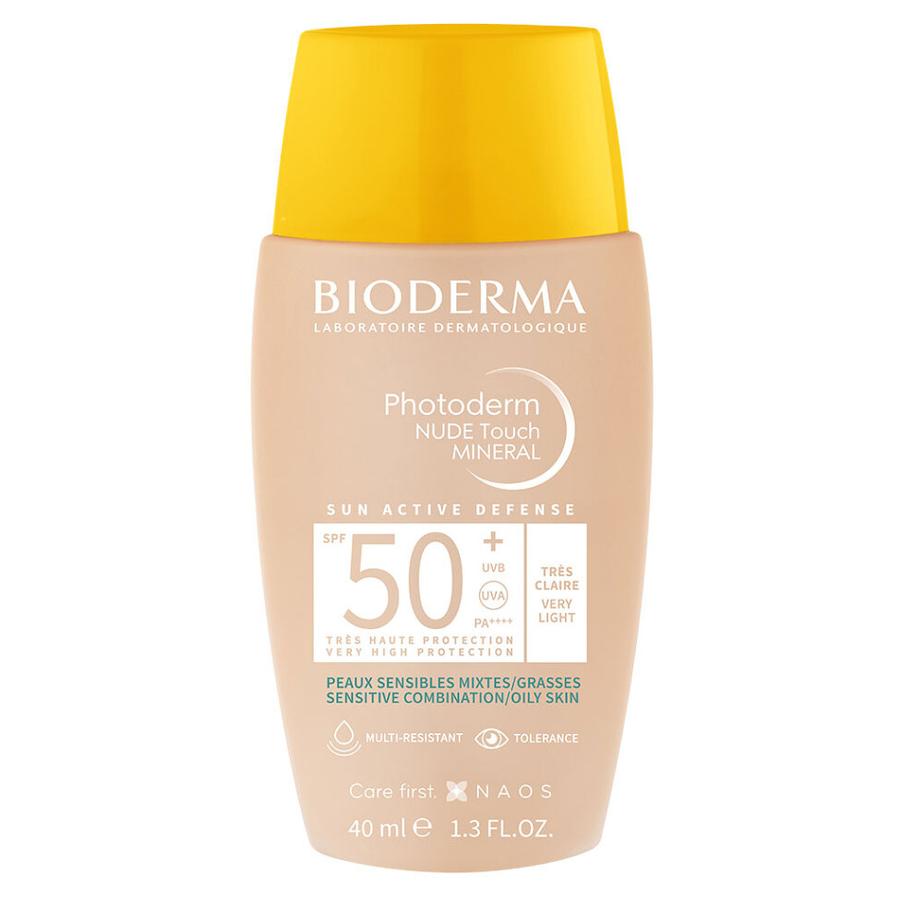 BIODERMA Photoderm Nude Touch Tónovaný fluid SPF 50+ Velmi světlý  40 ml