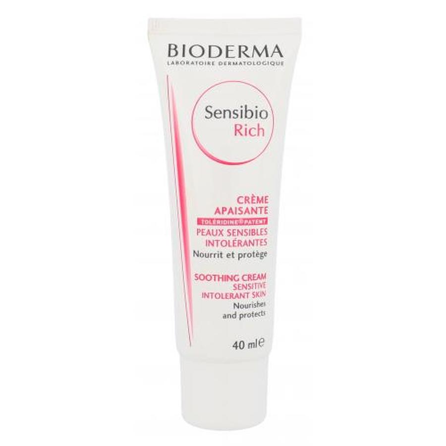 BIODERMA Sensibio Rich Soothing Cream 40 ml denní pleťový krém pro ženy na suchou pleť; na citlivou a podrážděnou pleť; proti zarudlé pleti