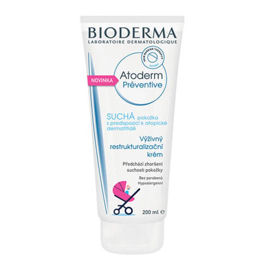 Bioderma Výživný restrukturalizační krém pro suchou pokožku Atoderm  200 ml