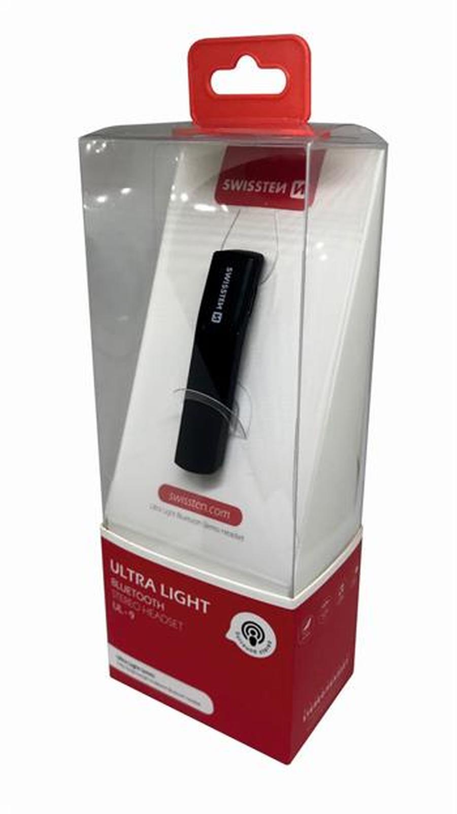 BLUETOOTH HEADSET SWISSTEN UL-9 ULTRA LIGHT black