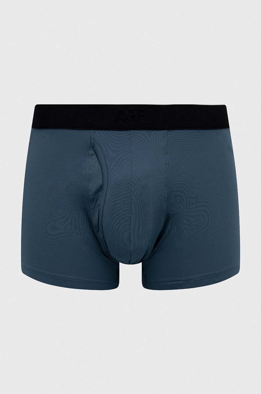 Boxerky Abercrombie & Fitch 3-pack pánské, tmavomodrá barva