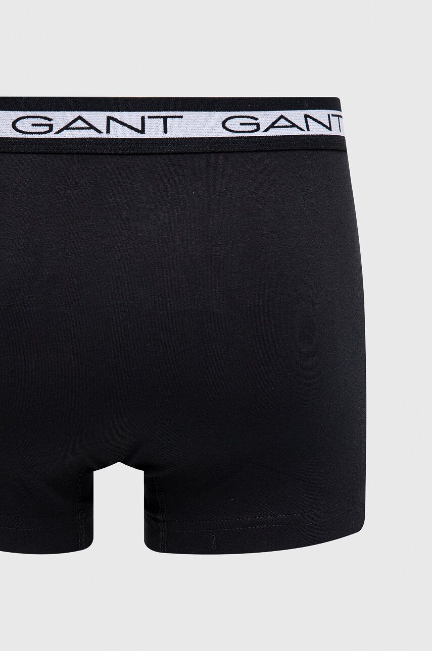 Boxerky Gant 3-pack pánské, černá barva