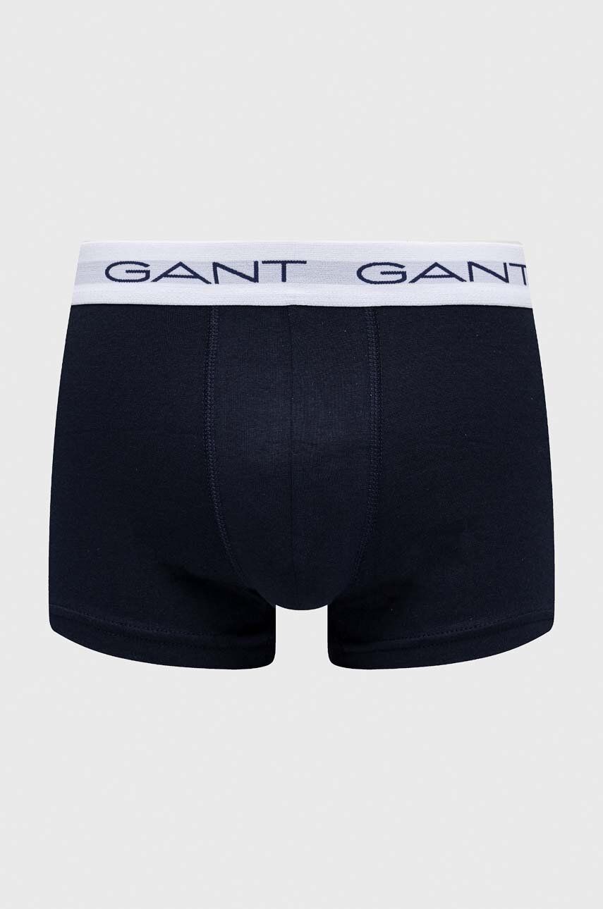 Boxerky Gant 3-pack pánské, tmavomodrá barva