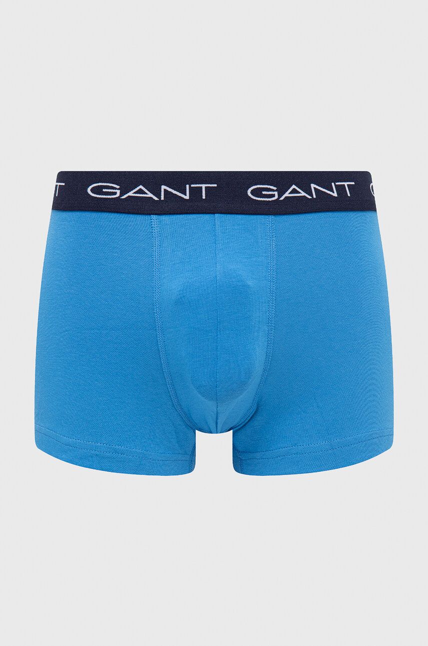 Boxerky Gant 3-pack pánské, tmavomodrá barva