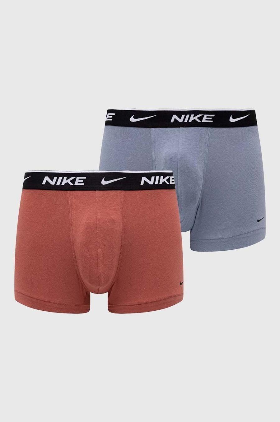 Boxerky Nike pánské, šedá barva