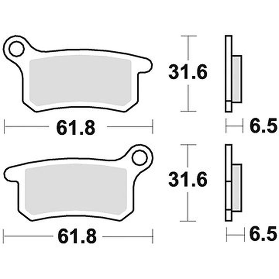 Braking brzdové destičky  M501-254