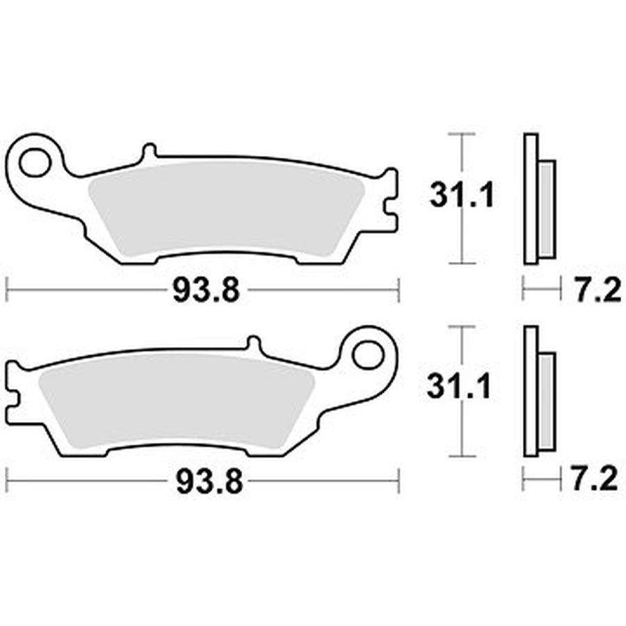 Braking brzdové destičky  M501-262