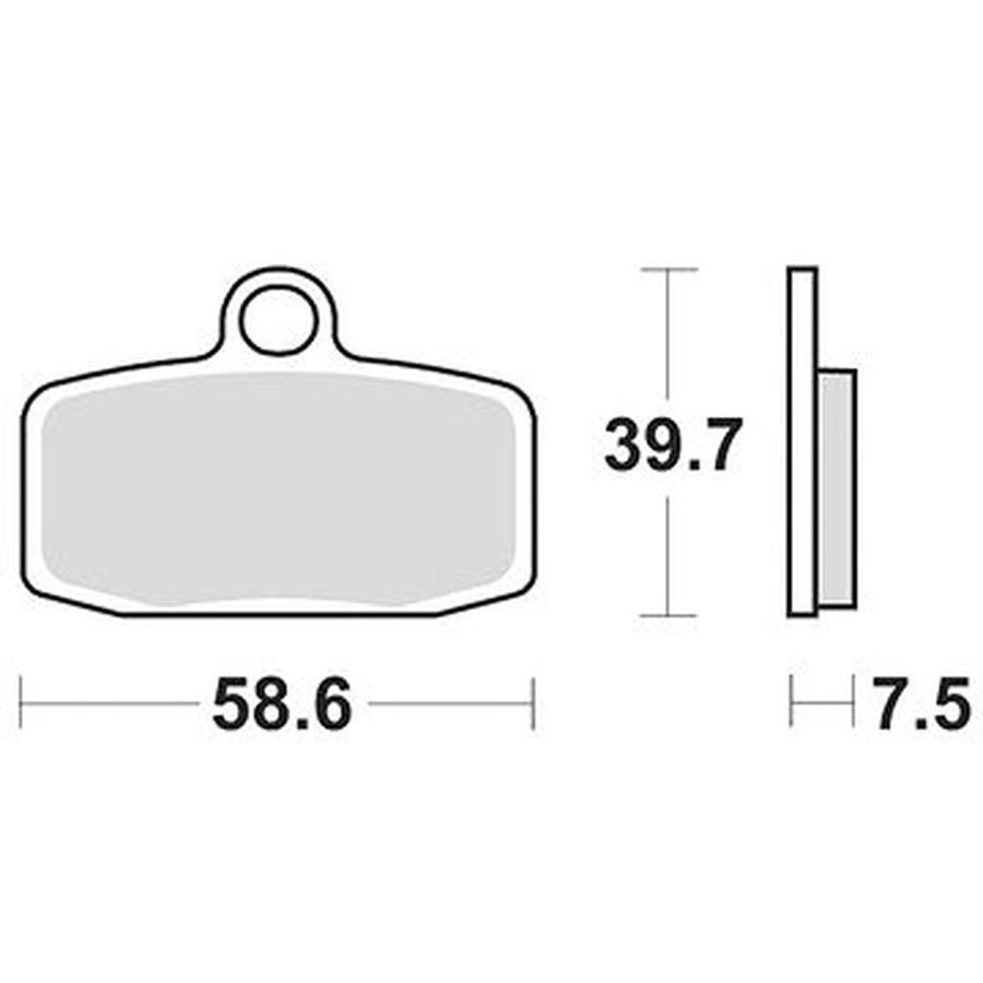 Braking brzdové destičky  M501-267