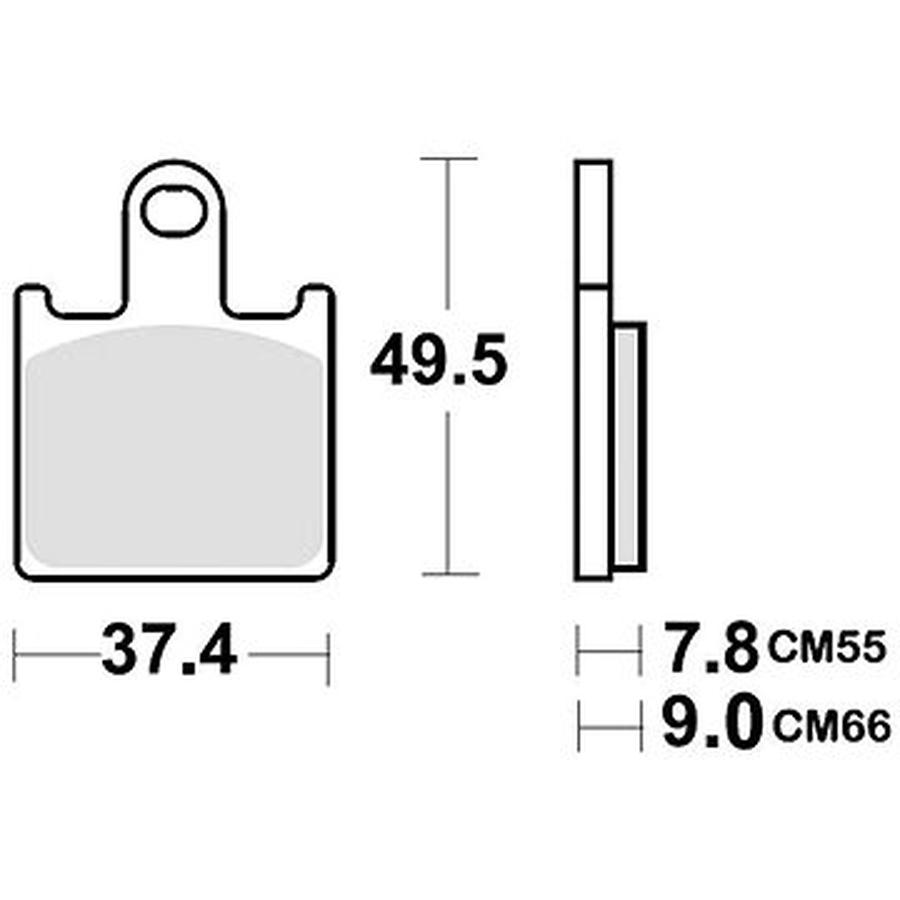 Braking brzdové destičky  M501-228