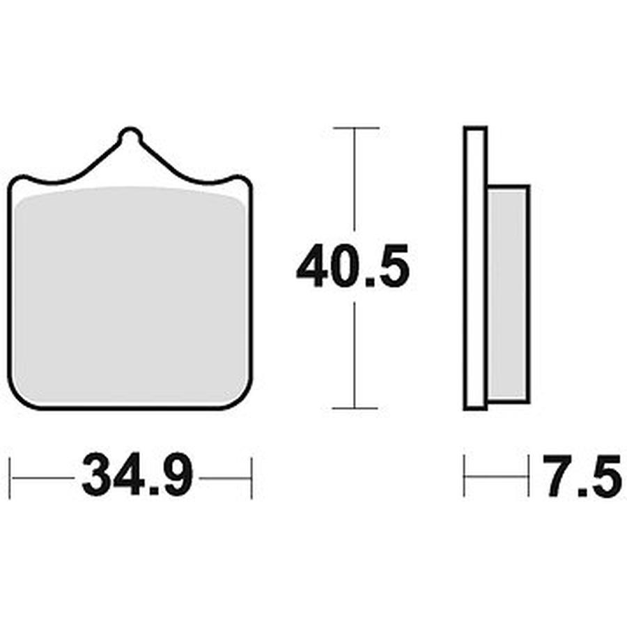 Braking brzdové destičky  M501-220