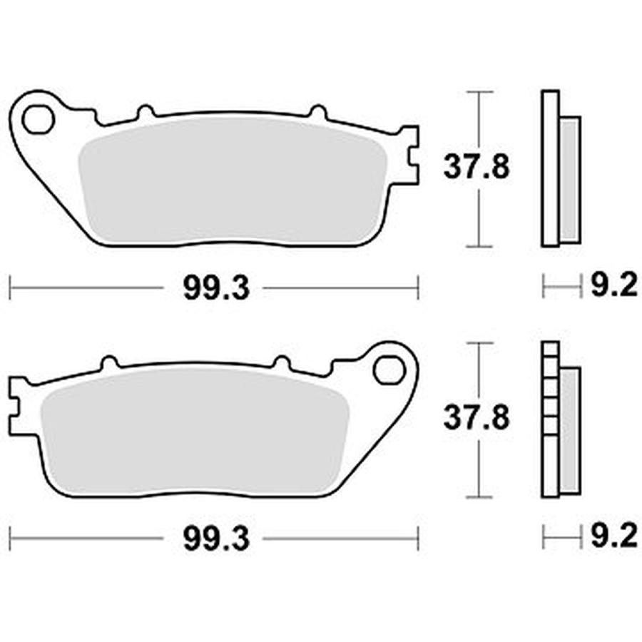 Braking brzdové destičky  M501-288